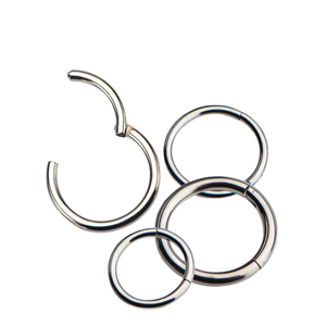 Joyería Corporal de Aleación de Titanio, Anillos de Nariz, Piercing de Hueso de Oreja y Labio para Fiesta, Diseño Circular, Antialérgico, Regalo de Moda, Alta Calidad - Product Image 2