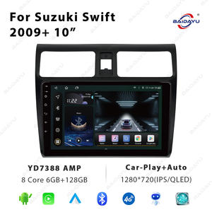 10 "IPS Android 13 Автомагнитола GPS стерео приборная панель Wifi/BT <span class=keywords><strong>USB</strong></span> для <span class=keywords><strong>Suzuki</strong></span> <span class=keywords><strong>Swift</strong></span> 2009 + сенсорный экран усилитель DSP - Product Image 4