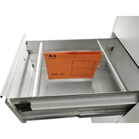 Archivador de Documentos Moderno A4 con Cerradura, Mueble de Almacenamiento Vertical Pequeño para Oficina, Archivador Metálico de Acero con 3 Cajones