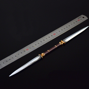 Épée jouet <span class=keywords><strong>en</strong></span> <span class=keywords><strong>alliage</strong></span> de zinc, entièrement métallique, petite épée, épée de jeu <span class=keywords><strong>Elden</strong></span> <span class=keywords><strong>Ring</strong></span>, double lame, épée jouet, 30 cm, 63 g - Product Image 5