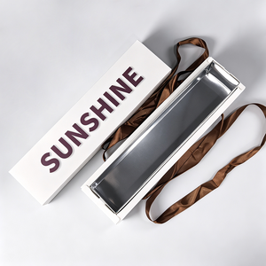 กล่องใส่เค้กทีรามิสุแบบพรีเมียมทรงยาวทันสมัย Sunshine พร้อมโลโก้ส่วนตัว กล่องเค้กแบบสั่งทำพิเศษสำหรับซื้อกลับบ้าน - Product Image 2