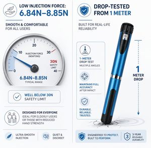 Stylo injecteur réutilisable en métal V3 60UI - Product Image 4