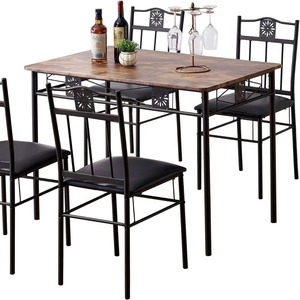 Factory wholesale dining <b>table</b> and chair sets, stylish, modern, minimalist, suitable <b>for</b> <b>small</b> homes and apartments, - Product Image 2