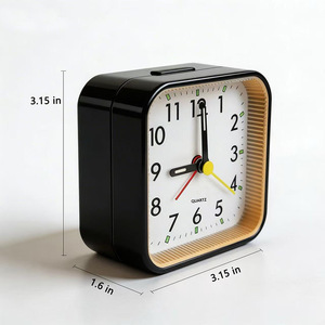 Reloj <span class=keywords><strong>Despertador</strong></span> Cuadrado de Cuarzo con Luz Nocturna y Función de Repetición, Reloj de Escritorio para el Hogar y el Dormitorio - Product Image 5