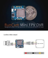 RunCam Mini FPV DVR, petite machine de voyage dans le temps, sortie vidéo sans perte, enregistreur vidéo, module d'enregistrement