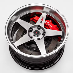 Jantes JDM Roc <span class=keywords><strong>5</strong></span> à rayons profonds en alliage d'aluminium, 15-18 pouces, 5x100/5x114.3, Flow Forming <span class=keywords><strong>pour</strong></span> <span class=keywords><strong>Polo</strong></span> - Product Image 2