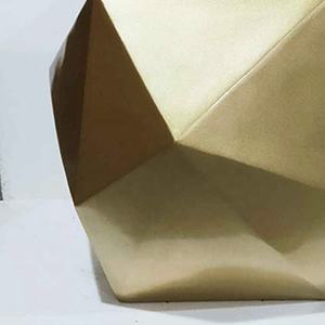 Vaso <span class=keywords><strong>da</strong></span> <span class=keywords><strong>giardino</strong></span> vaso quadrato in fibra di vetro oro Champaign vaso per la coltivazione di <span class=keywords><strong>vasi</strong></span> di fiori - Product Image 4