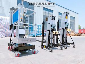 340 किलो 3.5 मीटर 280 किलो 7.9 मीटर पोर्टेबल सामग्री के लिए एल्यूमीनियम कार्गो सिंगल मास्ट लिफ्ट - Product Image 3