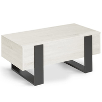 Nordique moderne maison salon chambre Table d'appoint en bois canapé rectangulaire côté ascenseur haut Center thé Table basse Basse Couchtisch
