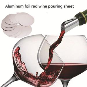 Accessoires de bar en aluminium pour <span class=keywords><strong>vin</strong></span>, whisky et <span class=keywords><strong>goutte</strong></span> d'argent 7.5CM personnalisés Cartes à bec verseur pour <span class=keywords><strong>vin</strong></span> - Product Image 2