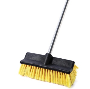 <span class=keywords><strong>Brosse</strong></span> de nettoyage <span class=keywords><strong>pour</strong></span> terrasse de 10 pouces, poils doux et moyens, poignée antidérapante <span class=keywords><strong>pour</strong></span> le nettoyage des terrasses extérieures, des patios, des salles de bain, des garages et des sols en béton - Product Image 1