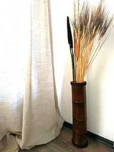 Jarrón de Piso Hecho de Madera de Bambú Disponible <span class=keywords><strong>en</strong></span> Diferentes Alturas, Jarrón de Madera Hecho a Mano - Product Image 4