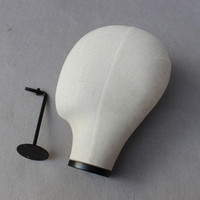 Großhandel Perücken-Wandhalterung: Weibliche und Männliche Modellköpfe zur Präsentation von Perücken und Haarnetzen, Stoff-Canvas-Display-Mannequin-Kopf zur Wandmontage