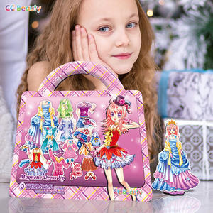 ซีซี บิวตี้ชุดตุ๊กตาแต่งตัวแม่เหล็กเสื้อผ้าจีนแบบดั้งเดิมสำหรับเด็กผู้หญิงอายุ 4-6 ปีของเล่นปาร์ตี้ - Product Image 4