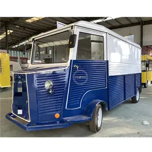Carrito eléctrico de comida de helado de viaje rápido, carrito de comida de perro caliente, furgoneta de café, kiosco de camión en Dubái y venta en Europa con envío por mar, OEM