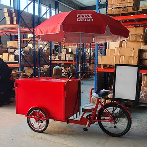 26 इंच खुली इलेक्ट्रिक ट्राइसाइकिल तीन पहिया ब्रशलेस मोटर 200 किलोग्राम पेलोड अनुकूलित रंग कार्गो टेकअवे गाड़ी - Product Image 3