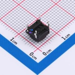 UK-B02123-G4.5-250 Tactile Switch DIP-4P,6.2x6.2mm Switch 2.5N 6.15mm 6.15mm 4.5mm - Product Image 2