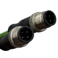 Connecteur circulaire étanche professionnel M5 M8 M9 M12 M16 industriel IP68 à 3, 4, 5, 6, 8, 12 broches mâle/femelle avec câble
