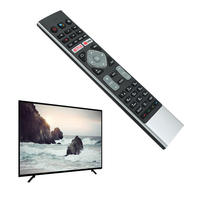 Mando a distancia Universal para televisor Haier, Control remoto de voz con dientes azules, 46 botones
