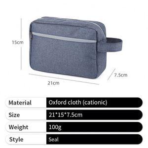 Bolsa de Aseo Cosmética Portátil de Viaje, Impermeable, de Tela Oxford, para Mujer, en Venta - Product Image 4