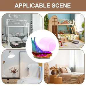 Lampe de table décorative RGB, lampe de bureau tactile USB, lumière ambiante pour enfants, lumière LED mignonne, cadeaux d'anniversaire et de Noël - Product Image 5