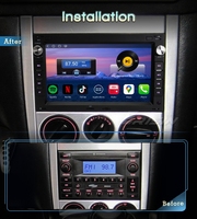 Radio para Auto Erisin ES6609VB de 7 Pulgadas con Android 14, CarPlay, GPS, DAB+, 4G SIM, OBD2, IPB, Pantalla Dividida, Estéreo, TV para VW, SEAT, SKODA