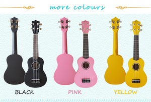 Ukulele Soprano Aiersi da 21 Pollici in Tiglio Colorato per Principianti, con Logo Personalizzato, Prezzo all'Ingrosso Economico, Strumento a Corda Hawaiano - Product Image 3