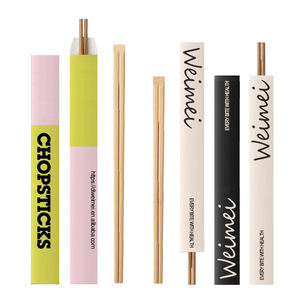 Chất Lượng Cao Dùng Một Lần Bằng Gỗ <span class=keywords><strong>Chop</strong></span> Gậy Một Thời Gian Tùy Chỉnh Với Biểu Tượng Tùy Chỉnh Tái Sử Dụng Cửa Hàng Thanh Tre Đũa - Product Image 2