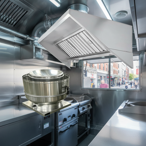 Cappa di Ventilazione in Acciaio Inox <span class=keywords><strong>per</strong></span> Cucina Commerciale di Food Truck - Product Image 4