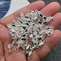 Fermoir mousqueton en cuivre plaqué or véritable 18 carats pour collier, bracelet, bricolage