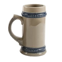 Cadeaux promotionnels 22 oz. Garniture grise en acier bleu