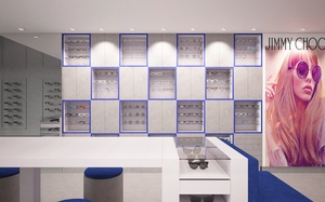 Kính cửa hàng hiển thị thiết kế hiện đại hiển thị quang học kệ chất lượng cao kính hiển thị truy cập - Product Image 6