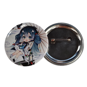 Huy Hiệu Nút Nhà Sản Xuất Bán Buôn Tùy Chỉnh <span class=keywords><strong>58Mm</strong></span> In Thiết Kế Logo Trống Nhựa Chân Từ Tính Vòng Tin Huy Hiệu Nút - Product Image 2