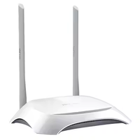 Enrutador inalámbrico de doble Antena de 300Mbps, WiFi inteligente, fibra FTTH en inglés, usado en casa, de 2 a 2 pulgadas