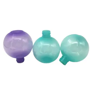 Bouteille de jus en forme de boule ronde en plastique, récipient vide en forme de boule de bouteille de parfum 200ml