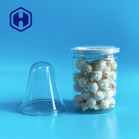 Boîtes transparentes en plastique PET de qualité alimentaire, faciles à ouvrir, étanches, sans BPA, pour le stockage d'aliments pour animaux, de bonbons, de collations, de chocolat, de biscuits, de gelée