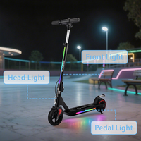 Trottinette électrique pour enfants Safety First avec moteur 130W, phare et éclairage au sol