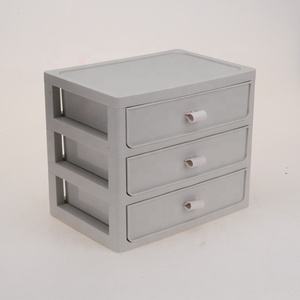 Trieuse d'accessoires de bureau, pour filles, boîte de rangement de cosmétiques et bijoux, 4 couches, commode de Mini tiroirs - Product Image 4