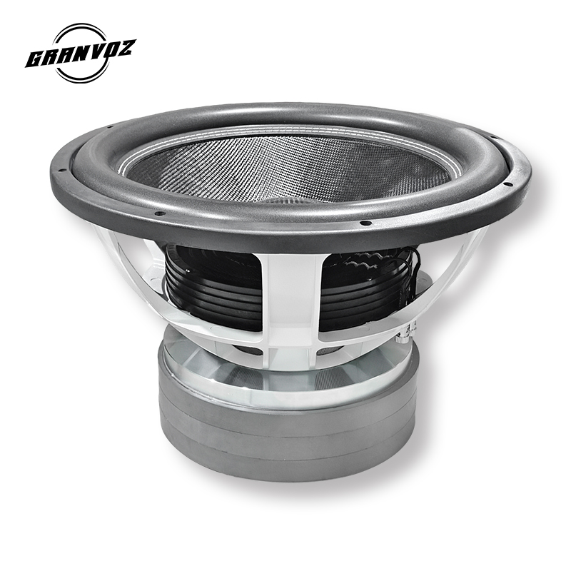 18インチPAウーファ　4 18インチ サブウーファー 4500W RMS デュアル 2オーム アルミ
