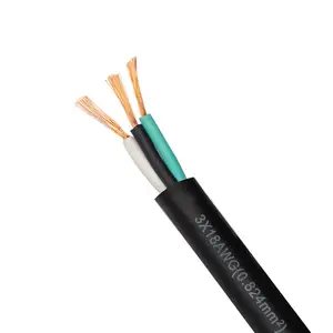 Penjualan Terbaik 10AWG 12AWG 14AWG 16AWG 18AWG STO STW kabel listrik kabel ekstensi terisolasi PVC STOW