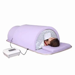 Cápsula de sauna de infrarrojos lejanos con piedra de germanio para sudar, desintoxicar, adelgazar, aliviar el dolor y perder peso - Product Image 1