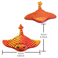 Juguete Antiestrés Manta Ray - Impreso en 3D, Multicolor, Flexible, Desliza a través del Estrés con Vibraciones Oceánicas, Juguetes de Escritorio para Aliviar el Estrés