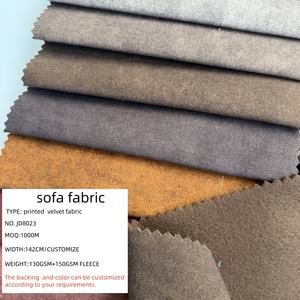 सस्ते सोफे कपड़े के रूप 100% पॉलिएस्टर मुद्रित सोफे कुर्सियों के लिए मखमली कपड़े कपड़े कपड़े - Product Image 1