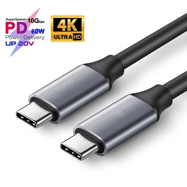 USB Type-C to USB 3.1 Gen1 Male Adapter Power Data Cable 5A 60W Fast Transfer