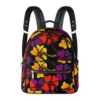 Sac à dos tendance en cuir PU durable, imperméable, avec logo personnalisé, motif polynésien Tonga, pour femme, idéal pour l'école - Prix de gros