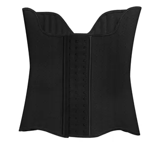 Sexy Vrouwen Afslanken Schede Latex Taille Trainer Cincher Body Shaper Gothic 25 Stalen Bot Latex Korset