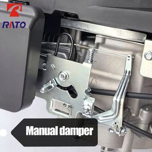 เครื่องยนต์เบนซิน RATO RV240 OHV ระบายความร้อนด้วยอากาศ สูบเดียว 4 จังหวะ แกนเพลา 22.2 มม. สตาร์ทเท้า แนวตั้ง - Product Image 5