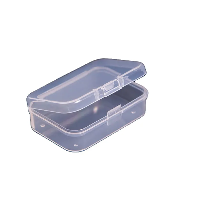 Boîte de rangement de composants en plastique PP Visible à haute transparence avec couvercle utilisé pour organiser les petites pièces