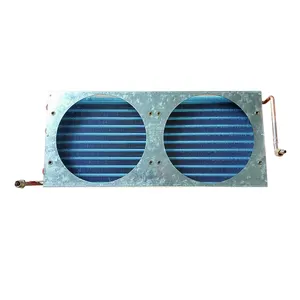 Blue Finned Air Cooled Condenser Coil For Industrial Equipment