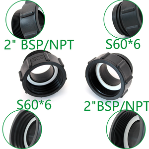 Ht khớp nối IBC Tote Tank khớp nối adapter IBC Tank thích ứng BSP/<span class=keywords><strong>NPT</strong></span> chủ đề nữ X2 "s60x6 Nam Trụ - Product Image 6